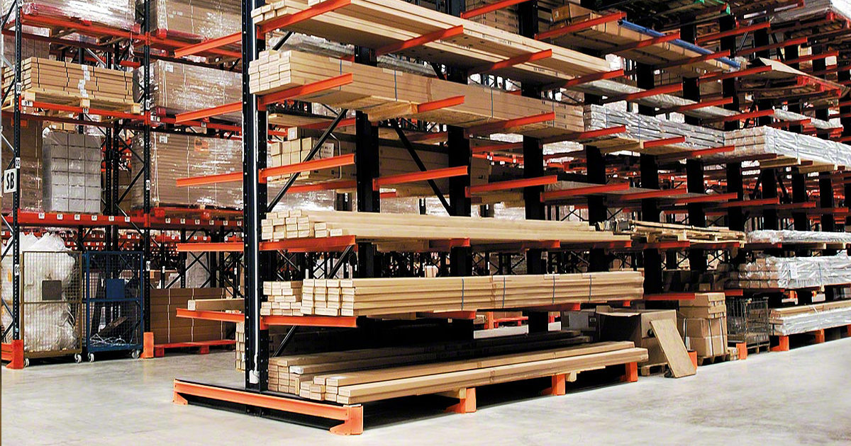 4 produtos que podem ser armazenados em sistema de cantilever